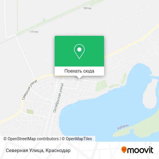 Карта Северная Улица