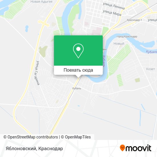 Карта Яблоновский