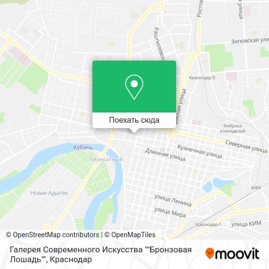Карта Галерея Современного Искусства ""Бронзовая Лошадь""