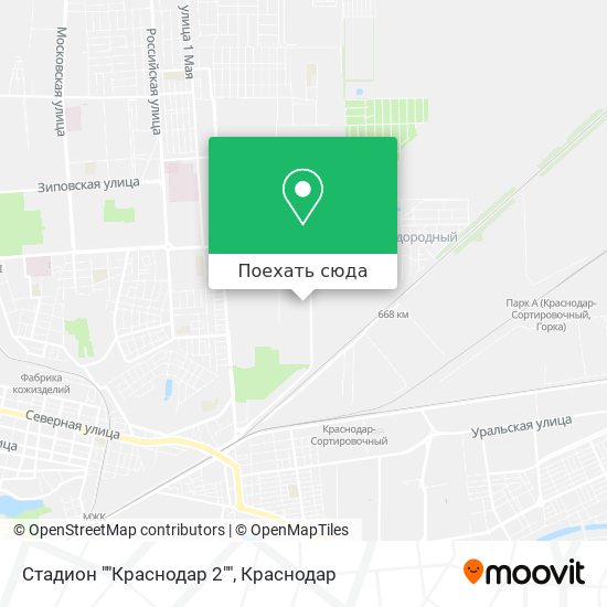 Карта Стадион ""Краснодар 2""