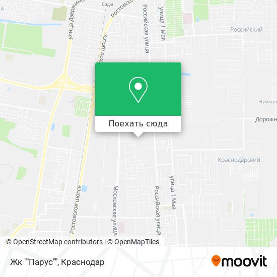 Карта Жк ""Парус""