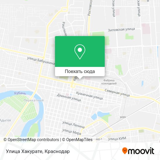 Карта Улица Хакурате