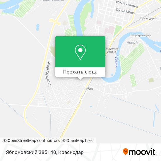 Карта Яблоновский 385140