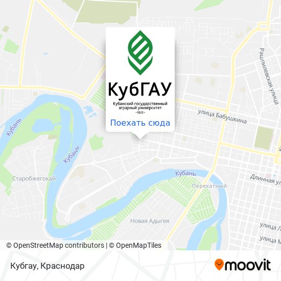 Карта Кубгау
