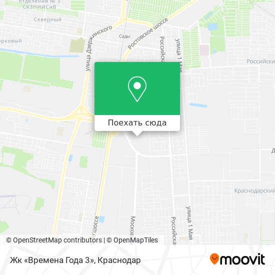 Карта Жк «Времена Года 3»