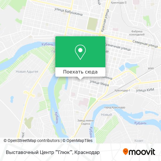 Карта Выставочный Центр ""Глюк""