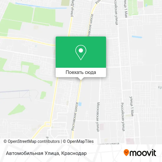 Карта Автомобильная Улица