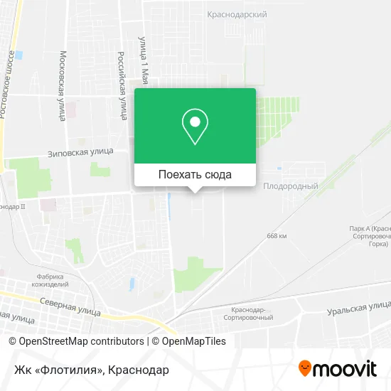 Карта Жк «Флотилия»