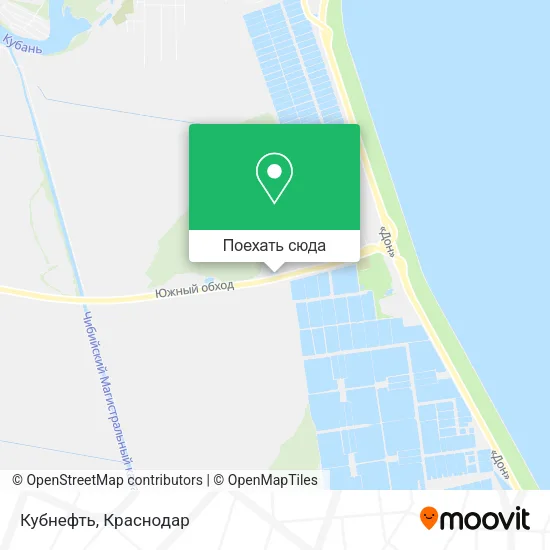 Карта Кубнефть