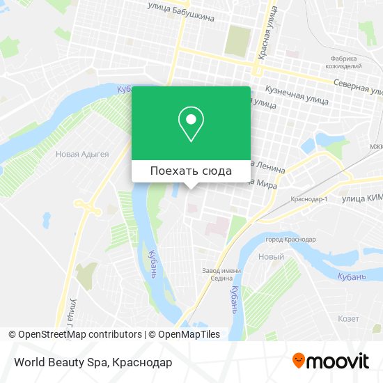 Карта World Beauty Spa
