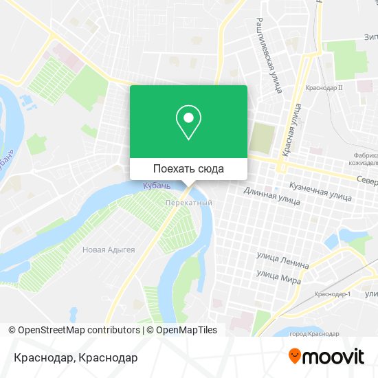 Карта Краснодар