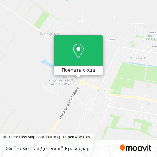 Карта Жк ""Немецкая Деревня""