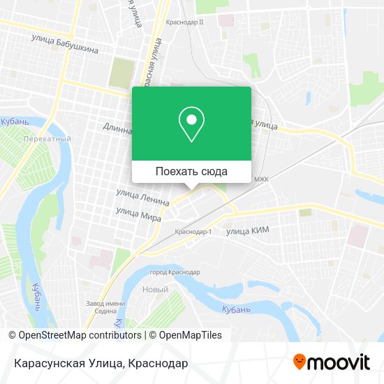 Карта Карасунская Улица