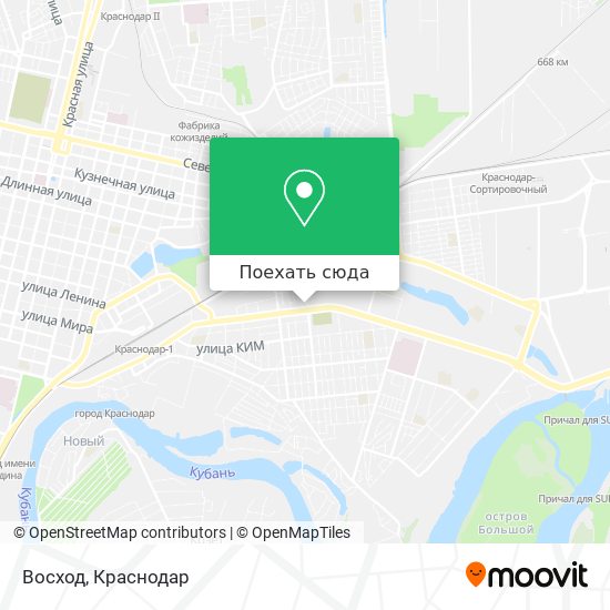 Карта Восход