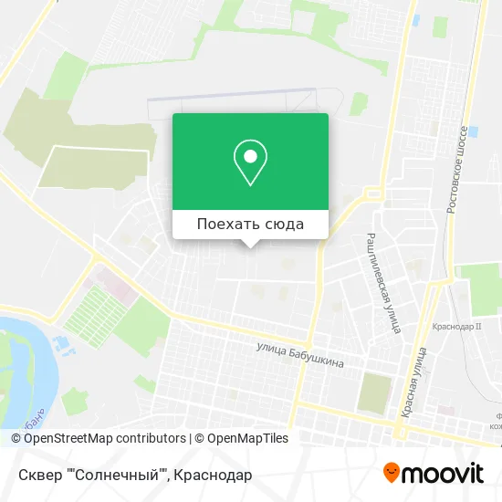 Карта Сквер ""Солнечный""