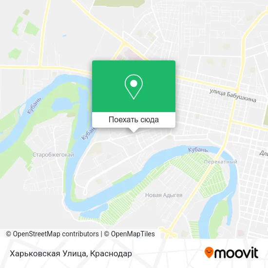 Карта Харьковская Улица