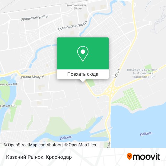 Карта Казачий Рынок
