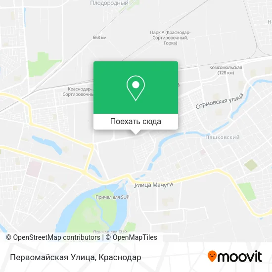 Карта Первомайская Улица