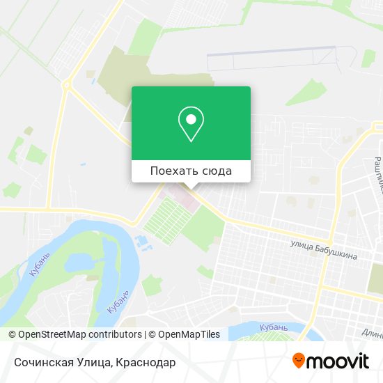 Карта Сочинская Улица