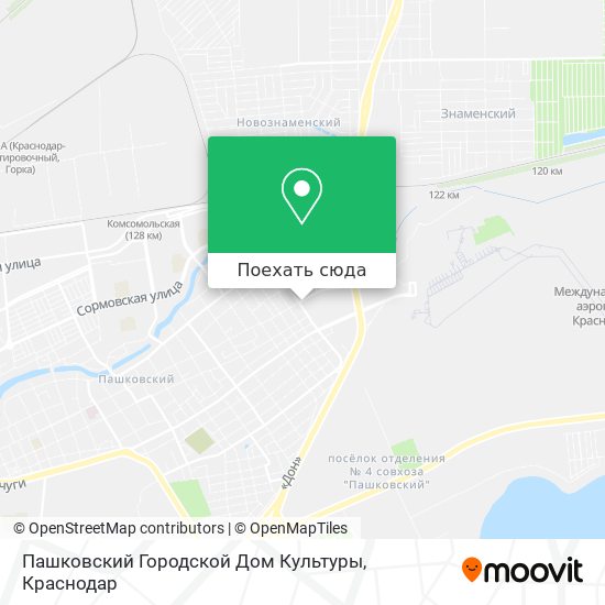 Карта Пашковский Городской Дом Культуры