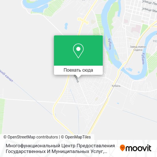 Карта Многофункциональный Центр Предоставления Государственных И Муниципальных Услуг