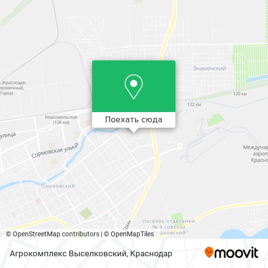 Карта Агрокомплекс Выселковский