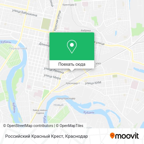 Карта Российский Красный Крест