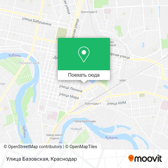 Карта Улица Базовская