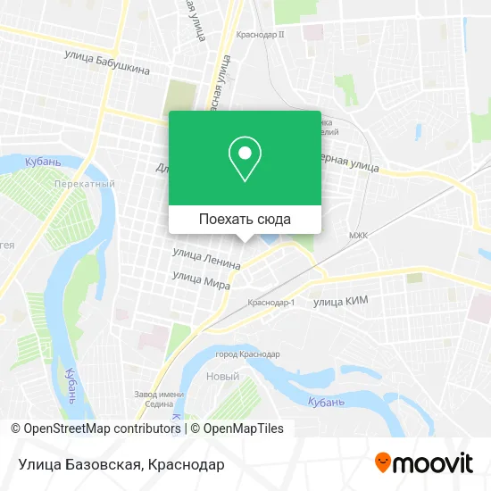 Карта Улица Базовская