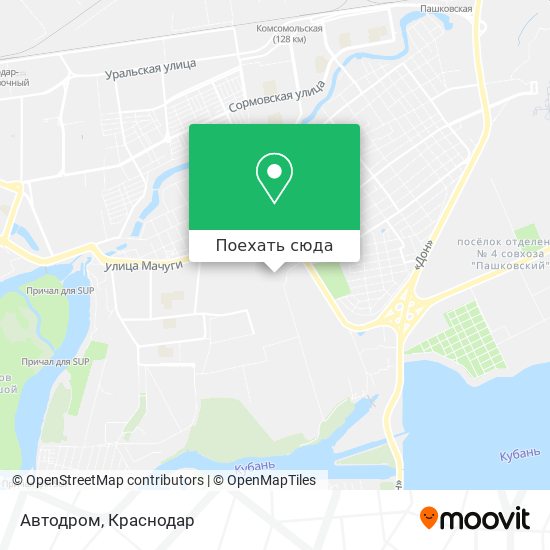Карта Автодром