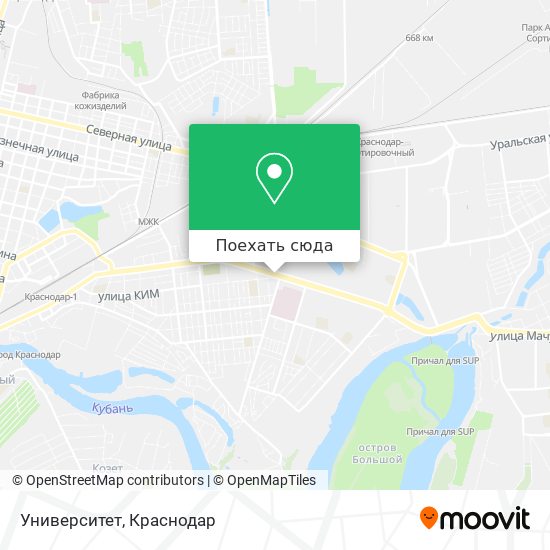 Карта Университет