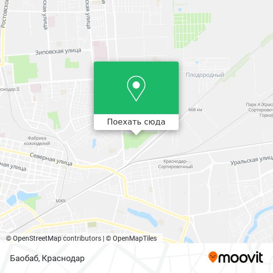 Карта Баобаб