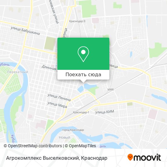 Карта Агрокомплекс Выселковский