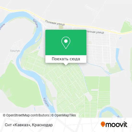 Карта Снт «Кавказ»