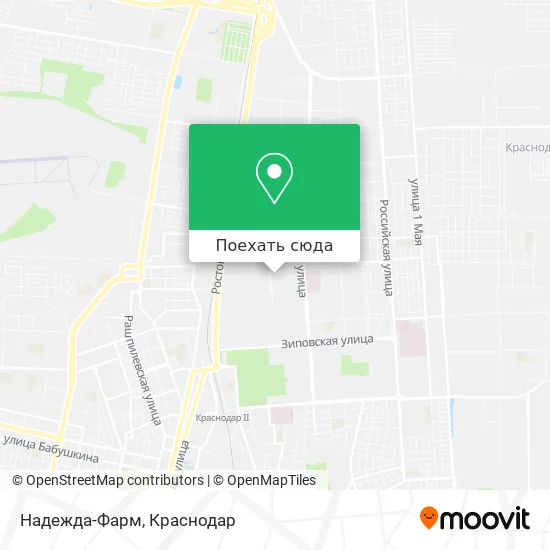 Карта Надежда-Фарм
