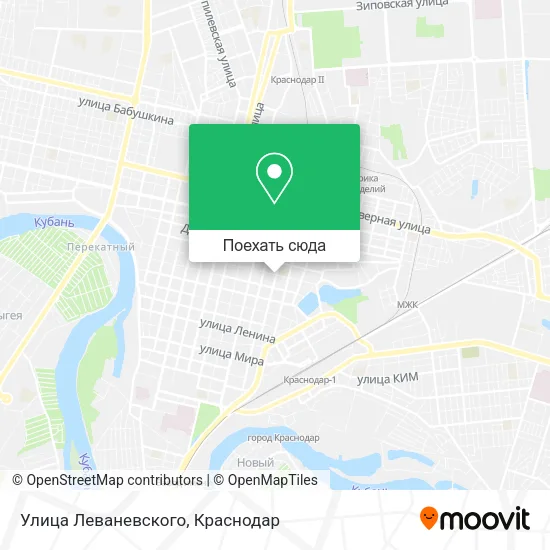 Карта Улица Леваневского