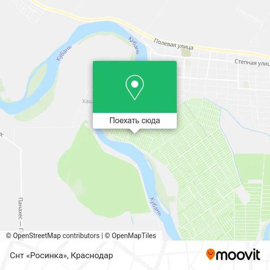 Карта Снт «Росинка»