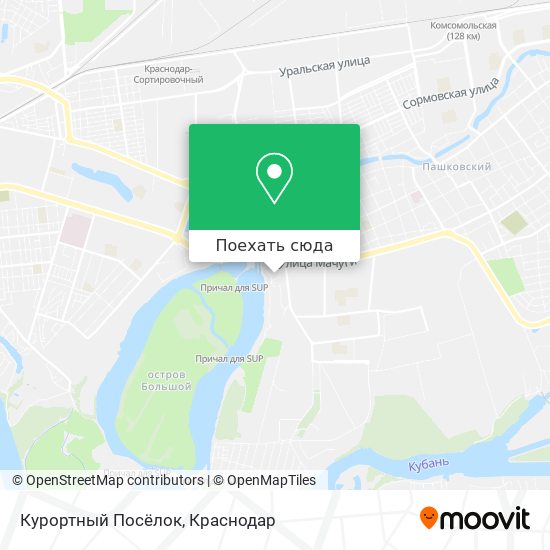 Карта Курортный Посёлок
