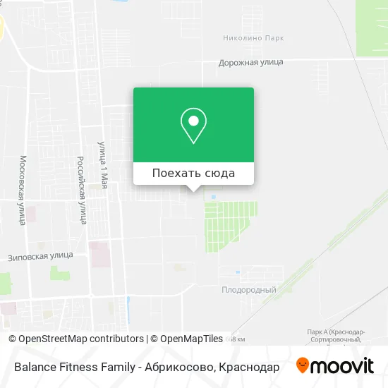 Карта Balance Fitness Family  - Абрикосово
