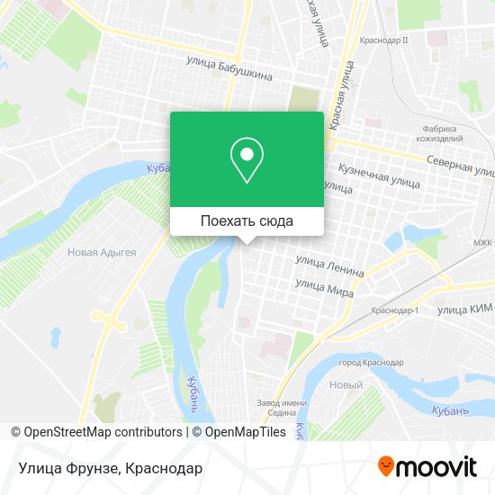 Карта Улица Фрунзе