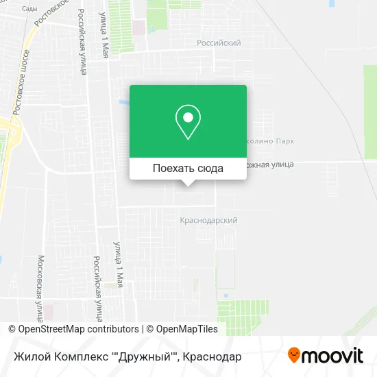 Карта Жилой Комплекс ""Дружный""
