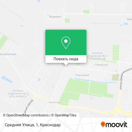 Карта Средняя Улица, 1