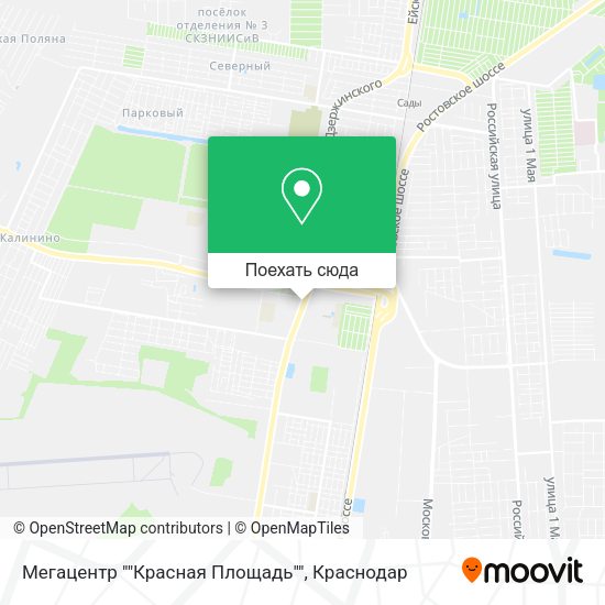 Карта Мегацентр ""Красная Площадь""