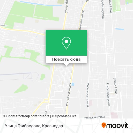 Карта Улица Грибоедова