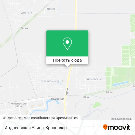 Карта Андреевская Улица
