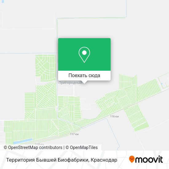 Карта Территория Бывшей Биофабрики