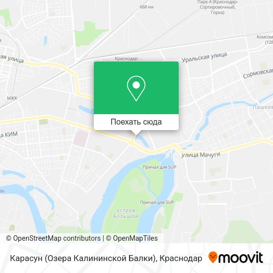 Карта Карасун (Озера Калининской Балки)