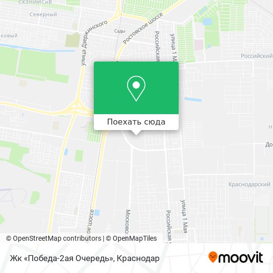 Карта Жк «Победа-2ая Очередь»