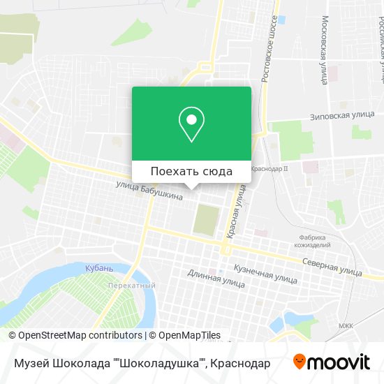 Карта Музей Шоколада ""Шоколадушка""