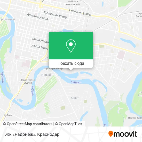 Карта Жк «Радонеж»